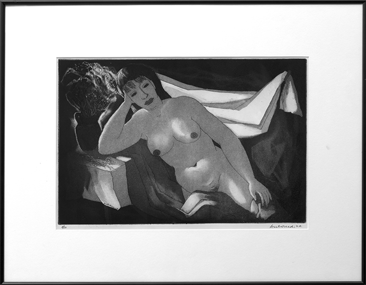 Nude with Winter Bouquet; 11/30 - Image 2 of 4
