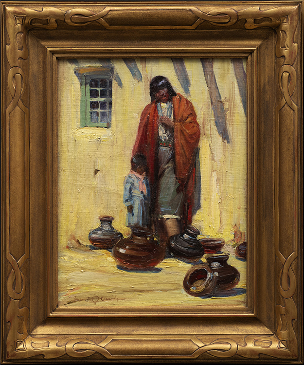 Pueblo Woman with Child - Image 2 of 2