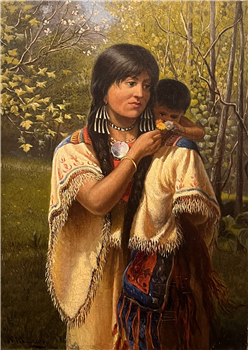 Squaw and Papoose - Image 1 of 2
