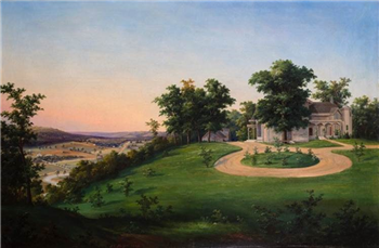 Mount Lookout, Cincinnati, Looking Toward the Little Miami River with the hills of Kentucky Beyond
