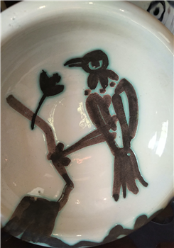 Picasso Madoura Ceramic A.R. 175 Bird On A Branch