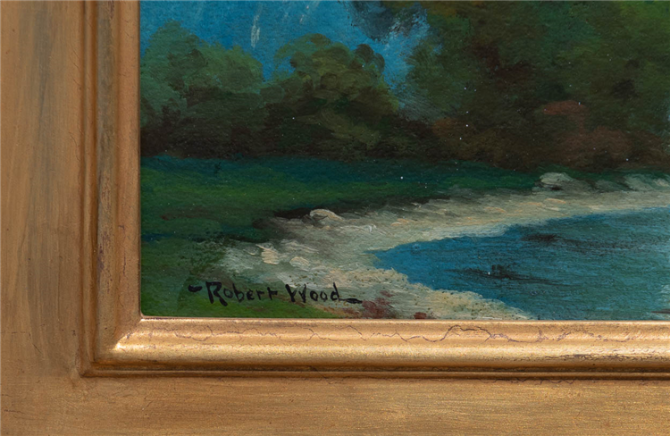 Wooded landscape and water - Image 3 of 4
