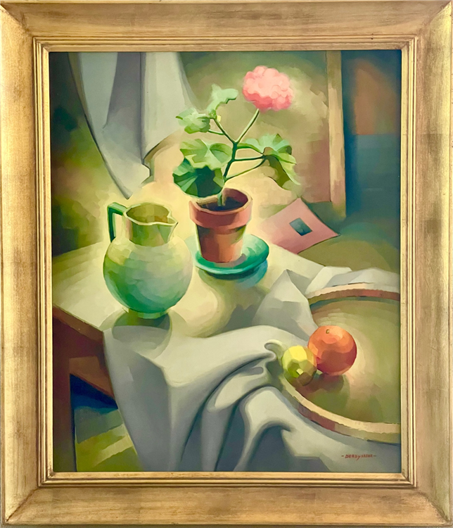 Geranium, Orange, Lemon Still Life - Image 2 of 2