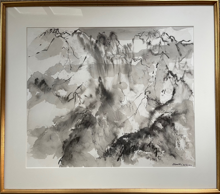 Northwest Mountainscape Sumi - Image 2 of 2