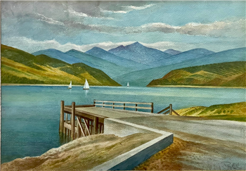 Lake Chelan, Looking Toward Wapato Point - Image 1 of 2