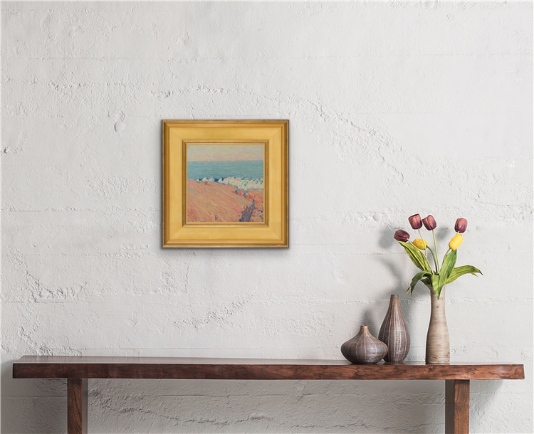 Santa Barbara California Coastal Ocean Scene Plein Air Waves Impressionist #0-90 - Image 2 of 4