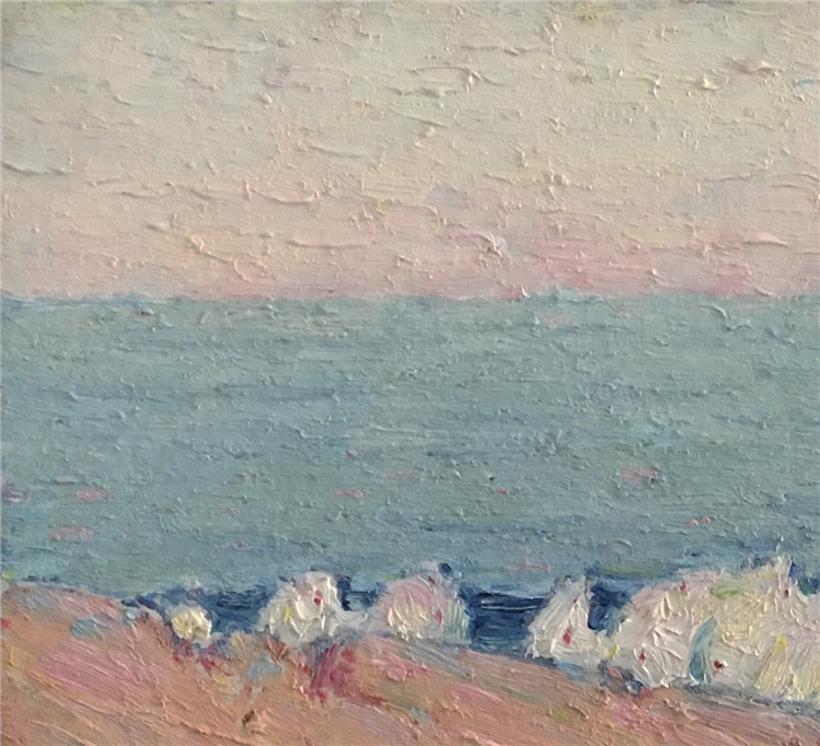 Santa Barbara California Coastal Ocean Scene Plein Air Waves Impressionist #0-90 - Image 4 of 4