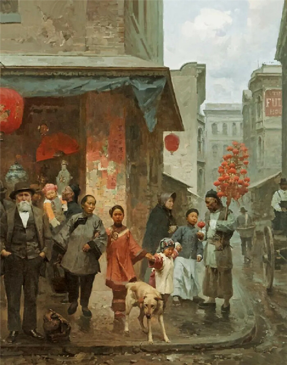 "The Lantern Peddler. San Francisco 1905" - Image 3 of 3