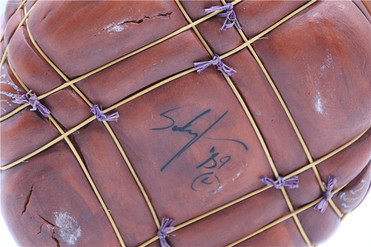 Lobed Ceramic Jar - Image 3 of 3