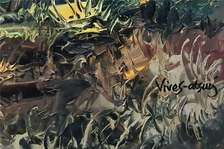 "La Sala De Vallformosa" Penedes. Barcelona Vineyard 36 x 60 - Image 3 of 4