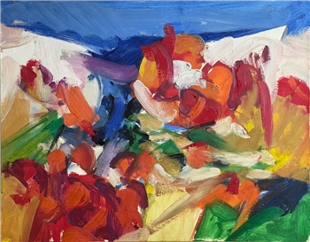 Floral Still Life - Red & Yellow