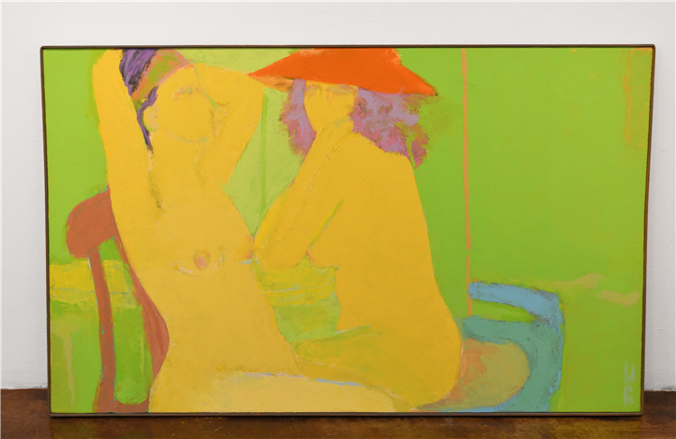 Seated Yellow Pair - Image 4 of 4
