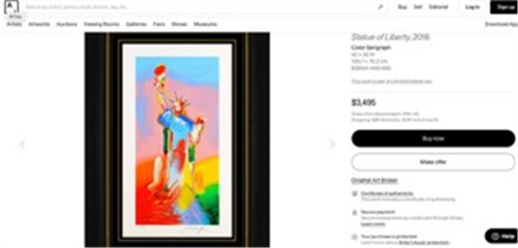Statue of Liberty (Signed, Stamped & Numbered) - Image 3 of 4