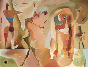 Five Ceremonial Dancers