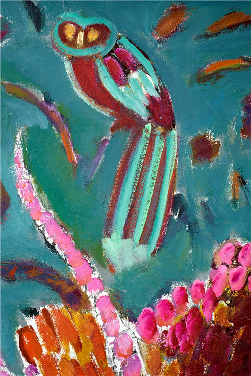 Still Life with Pheasant and Owl - Image 3 of 4