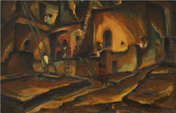 Evening in the Pueblo - Image 1 of 2