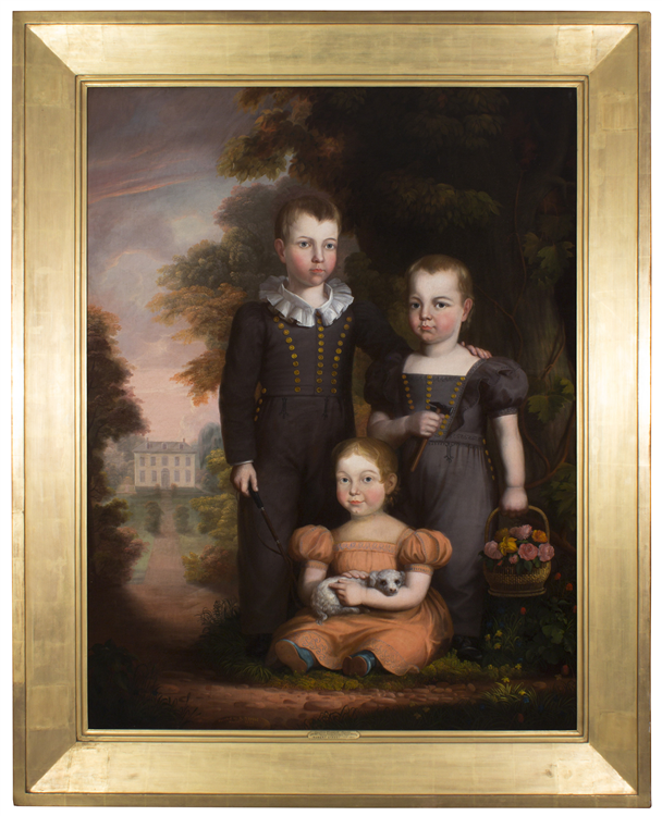 Caroline Elizabeth Thomas with her Brothers - Image 2 of 2