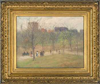 Park Scene in Spring, Boston Common