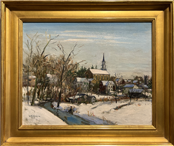 Snow in Sellersville - St. Michael's Church