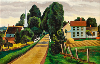 Entrance to the Village, Woodstock
