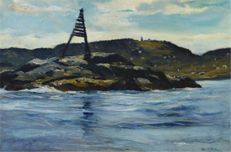 Andrew Winter "Channel Marker, Monhegan"
