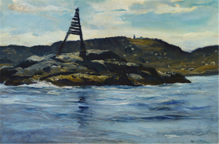 Andrew Winter "Channel Marker, Monhegan"