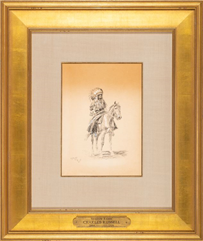 INDIAN ON HORSEBACK