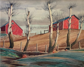 Two Barns, Beverly, Central Washington - Image 1 of 2