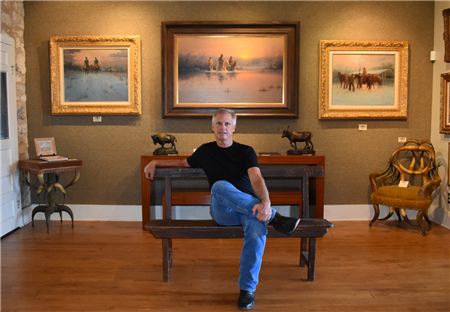 Charles Morin's Vintage Texas Gallery logo - Karl Lungkwitz collector seeking artwork in Fredericksburg & San Antonio, TX