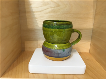 Cup with Purple Band - Image 1 of 3