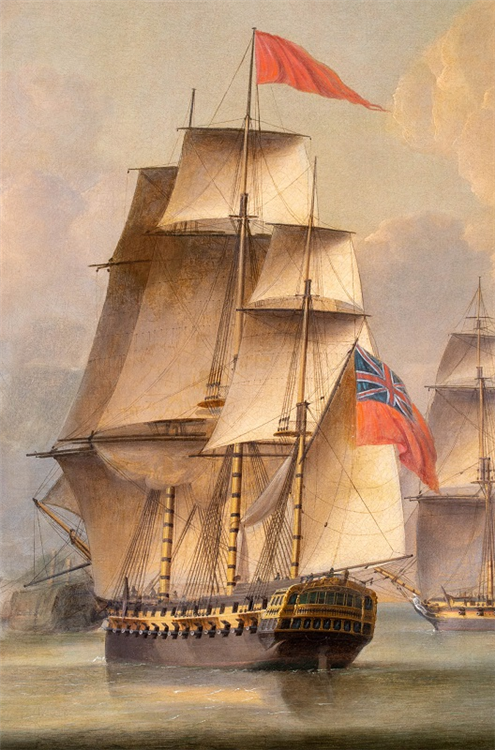 Napoleonic War Battle of Pulo Aura - Image 3 of 4
