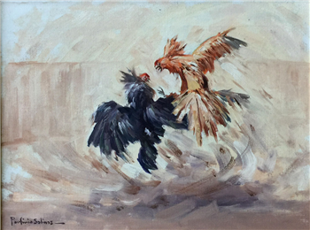"Cock Fight" - Image 1 of 2
