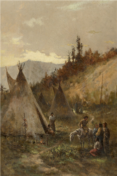 Assiniboine Encampment - Image 1 of 2