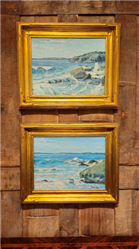 “Eastern Coast with Rocks” and “Eastern Coast with Waves” - Image 1 of 4