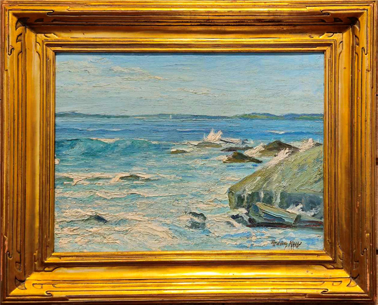 “Eastern Coast with Rocks” and “Eastern Coast with Waves” - Image 2 of 4
