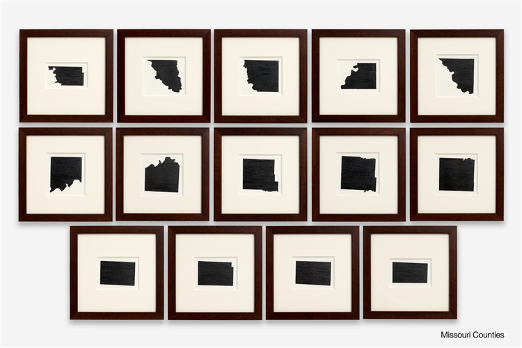 Allan McCollum "The Recognizable Image Drawings" (2003 Graphite Suite of 24) - Image 2 of 4