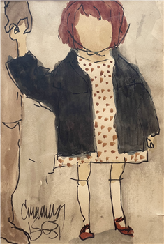 Heart Girl Holding Hand - Image 1 of 2