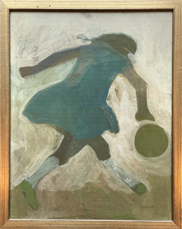 Girl Bouncing Ball - Image 2 of 3