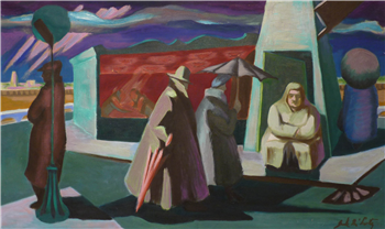 "Street Scene" - Image 1 of 2