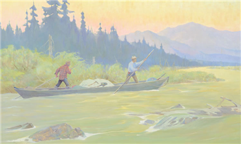 Polling up the Yukon