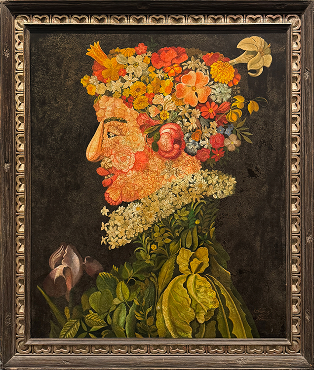 Untitled (Portrait of a Man as Flowers After Giuseppe Arcimboldo) - Image 2 of 4