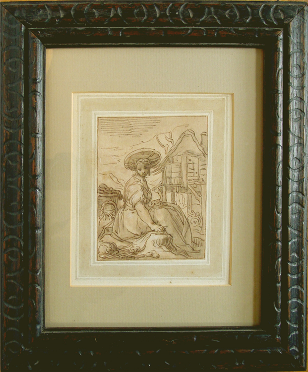 Seated Dutch Peasant Girl - Image 3 of 3