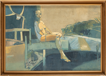 Woman with a cat - Image 1 of 4