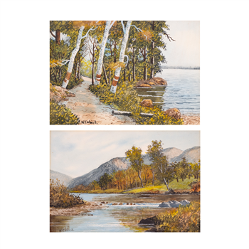 Mountain Streams by William Thomas Wood - Image 1 of 4