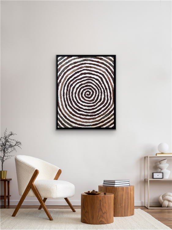 Va va va vorticism - chewing gum on canvas - Image 2 of 4