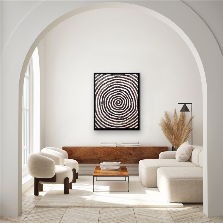 Va va va vorticism - chewing gum on canvas - Image 3 of 4