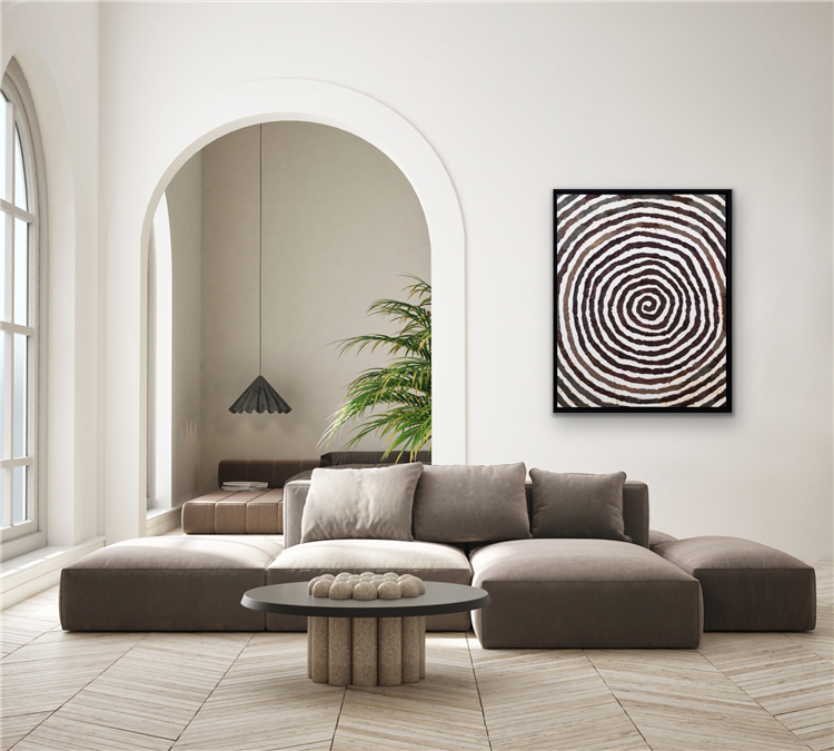 Va va va vorticism - chewing gum on canvas - Image 4 of 4