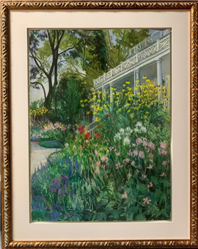 The Garden at Gracie Mansion, Helianthus & Phlox