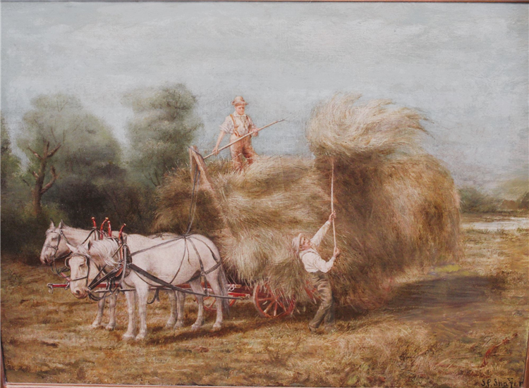"Late Summer Haying" - Image 2 of 4