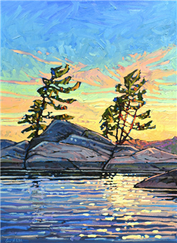'French River Park at Twilight'